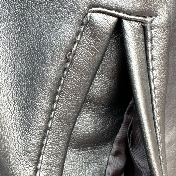 ** HOST PICK "" E.G.O. EMPORIO COLLECTION MENS FAUX LEATHER 3/4 LENGTH NWT - Picture 11 of 15